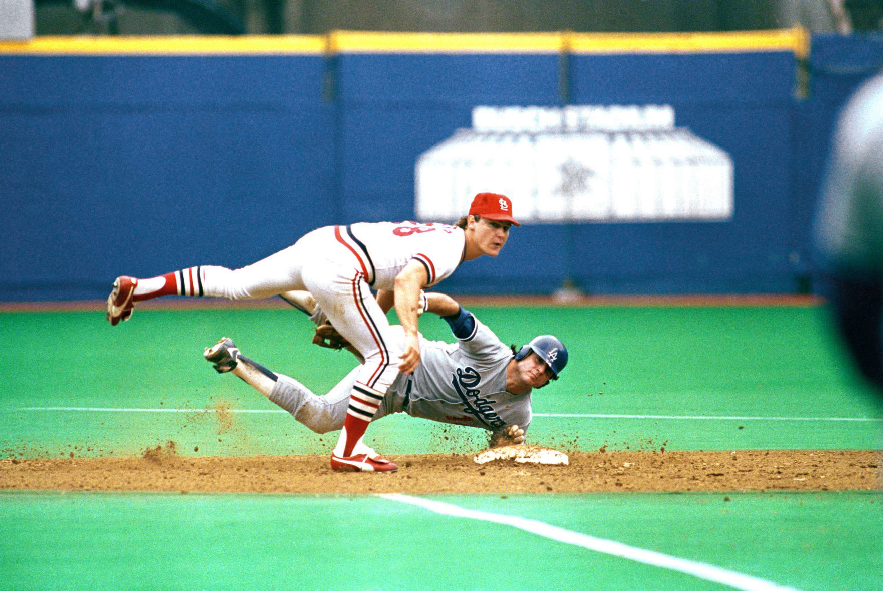 NL Playoffs Cardinals Dodgers 1985
